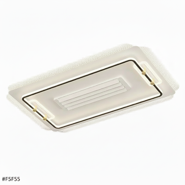 Lustre Ventilateur Rétractable Réversible Noir - Vue 1