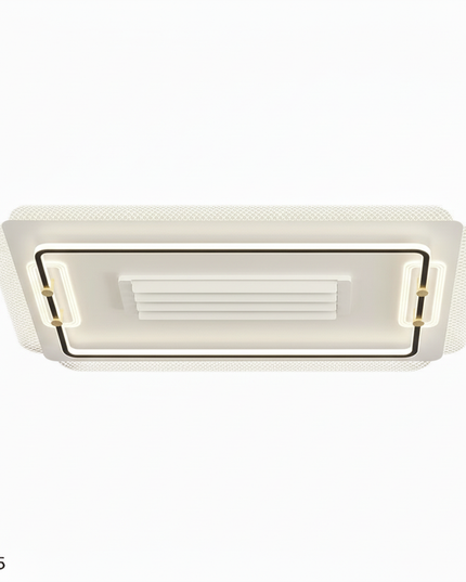 Lustre Ventilateur Rétractable Réversible Noir - Vue 3