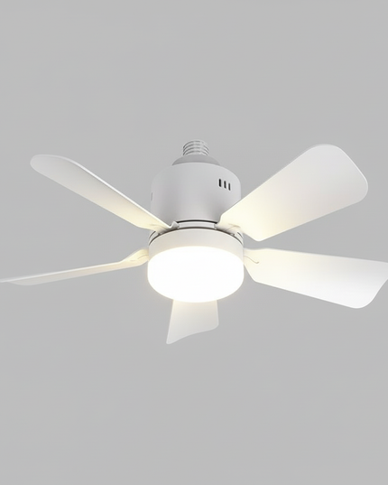 Lustre Ventilateur Rétractable RGB APP Silencieux - Vue 3