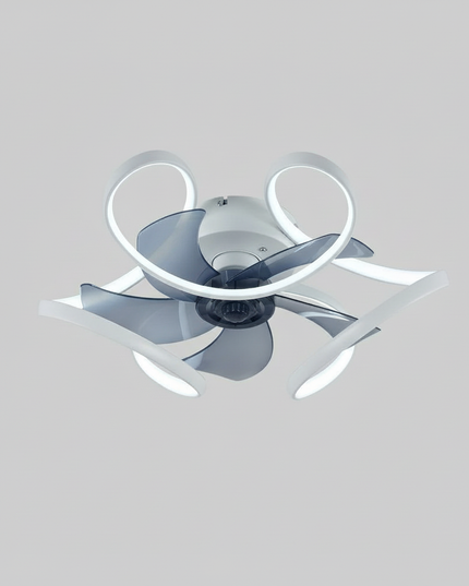 Lustre Ventilateur Rétractable Smart Scandinave - Vue 1