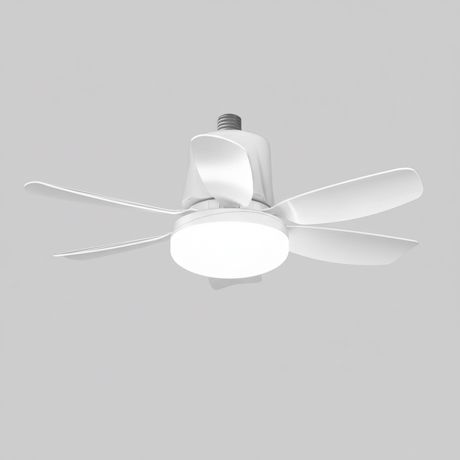 Lustre Ventilateur Rythme Musical RGB E27 - Vue 1
