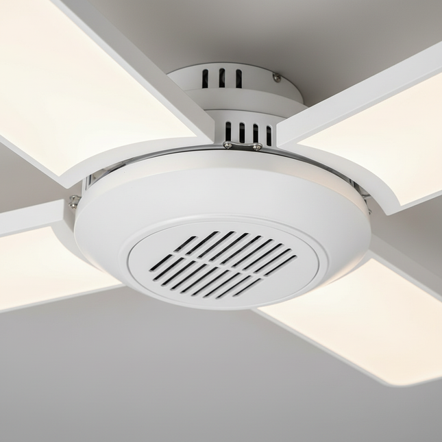 Lustre Ventilateur Sans Pales Acrylique Dimmable - Vue 2
