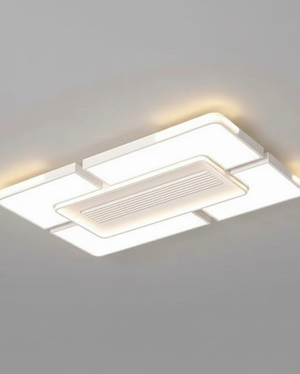 Lustre Ventilateur Sans Pales Acrylique Dimmable - Vue 3