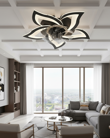 Lustre Ventilateur Sans Pales APP Blanc - Taille C - Noir