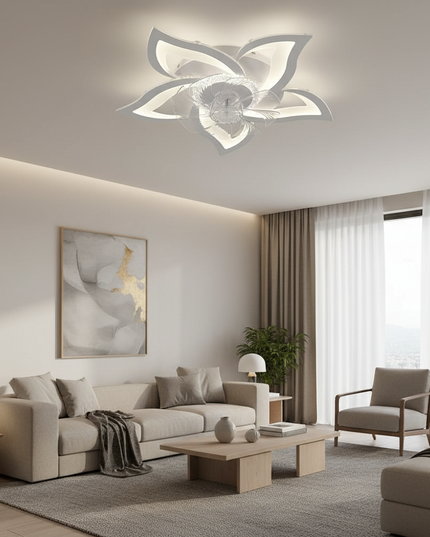 Lustre Ventilateur Sans Pales APP Blanc - Vue 4