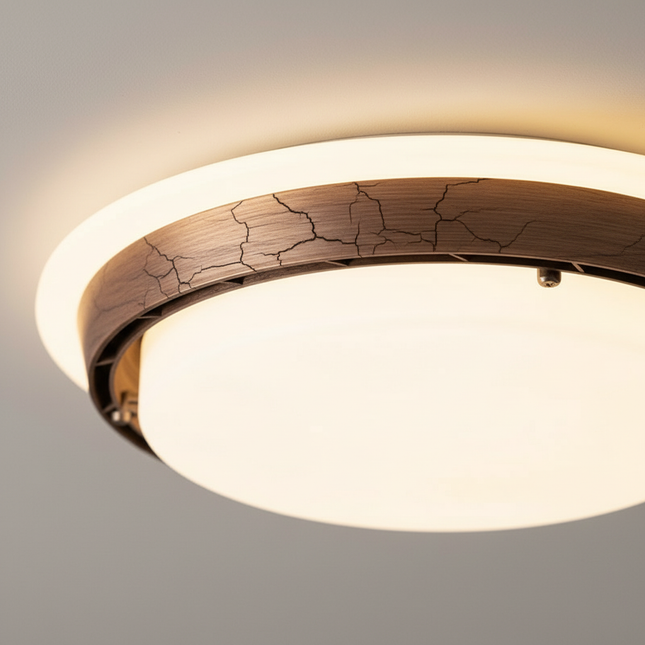 Lustre Ventilateur Sans Pales Blanc LED Moderne - Vue 2