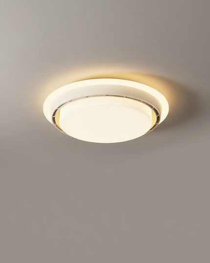 Lustre Ventilateur Sans Pales Blanc Moderne - Suspension Coquillage Nœud / 220 V CA