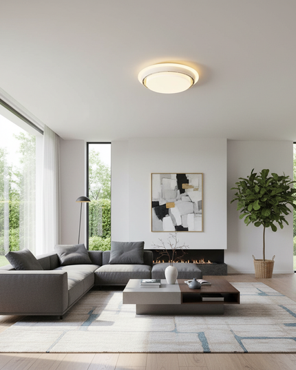 Lustre Ventilateur Sans Pales Blanc Moderne - Taureaux suspendus / variateur RC 220 V