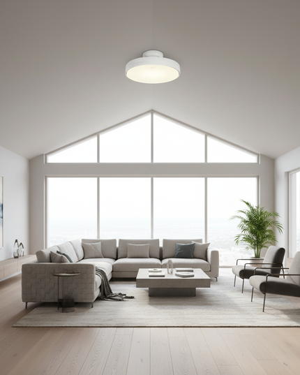 Lustre Ventilateur Sans Pales Blanc Silencieux - 22