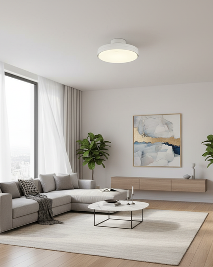 Lustre Ventilateur Sans Pales Blanc Silencieux - 33