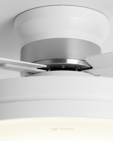 Lustre Ventilateur Sans Pales Blanc Silencieux - Vue 2