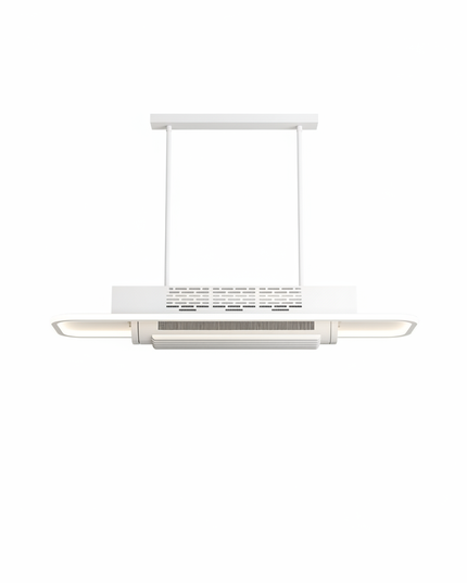 Lustre Ventilateur Sans Pales Blanc Télécommande - Vue 1