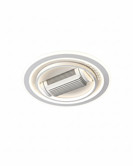 Lustre Ventilateur Sans Pales Blanc Télécommande - Vue 1