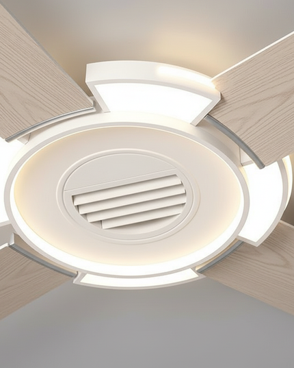 Lustre Ventilateur Sans Pales Carré LED - Vue 2