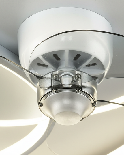 Lustre Ventilateur Sans Pales LED Dimmable Moderne - Vue 2