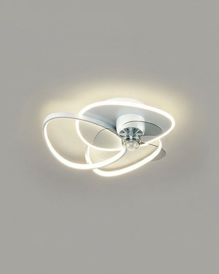Lustre Ventilateur Sans Pales LED Dimmable Moderne - Vue 3
