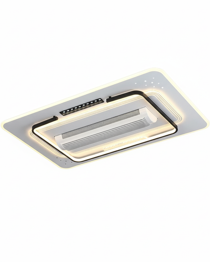 Lustre Ventilateur Sans Pales LED Télécommande - Modèle 1 / RC à intensité variable / 110 V