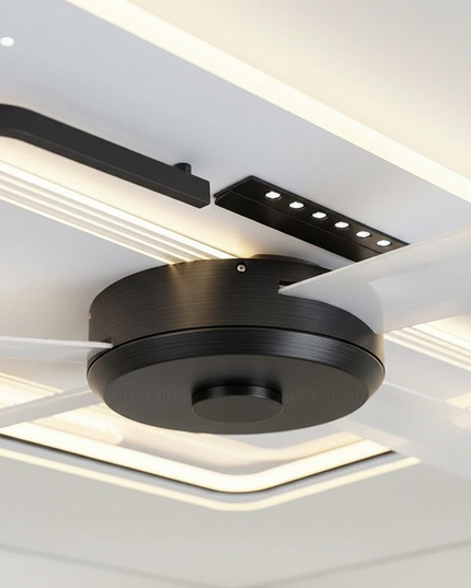 Lustre Ventilateur Sans Pales LED Télécommande - Vue 2
