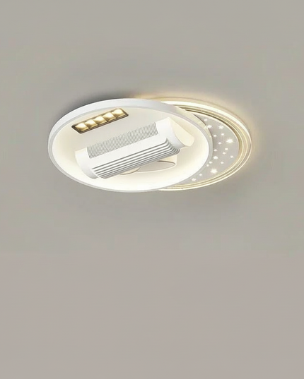 Lustre Ventilateur Sans Pales LED Télécommande - Vue 3