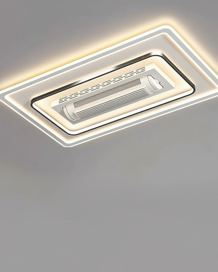 Lustre Ventilateur Sans Pales LED Télécommande - Vue 3