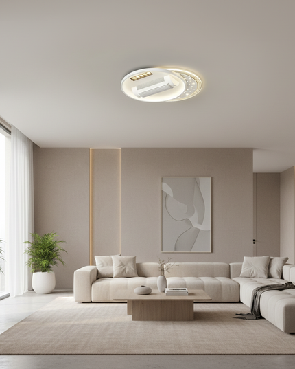 Lustre Ventilateur Sans Pales LED Télécommande - Vue 4