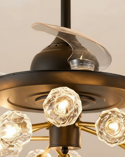 Lustre Ventilateur Sans Pales Moderne Enfants Télécommande - Vue 2