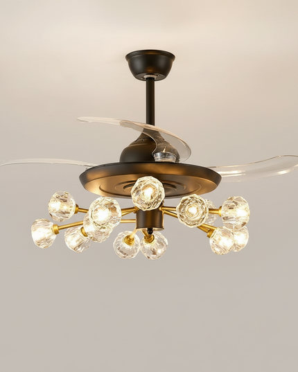 Lustre Ventilateur Sans Pales Moderne Enfants Télécommande - Vue 3