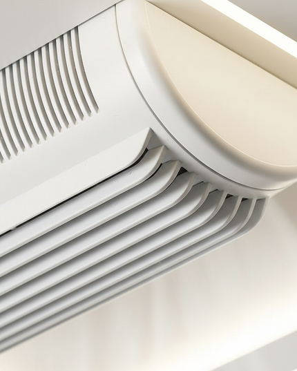 Lustre Ventilateur Sans Pales Noir LED Moderne - Vue 2