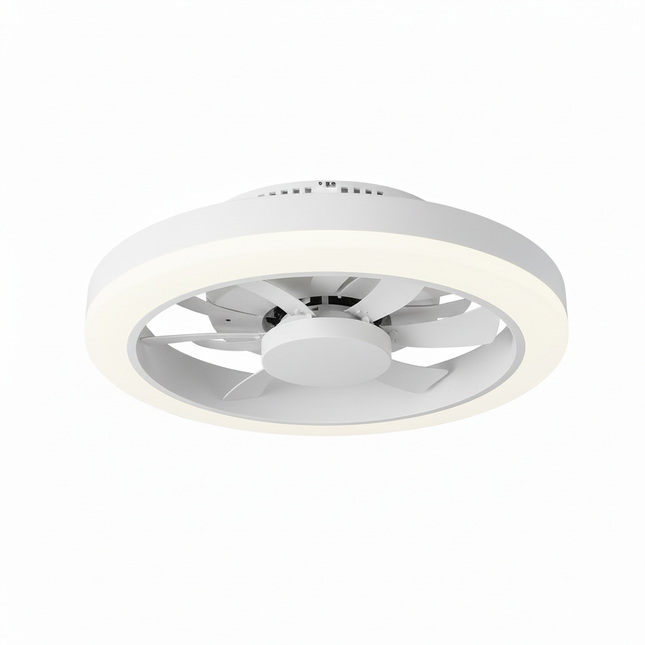 Lustre Ventilateur Sans Pales Noyer 6 Vitesses - Vue 1