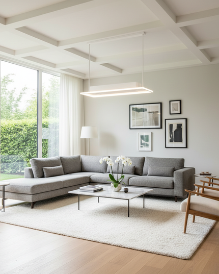 Lustre Ventilateur Sans Pales Rond Télécommande - blanc taille D / 85-265 V