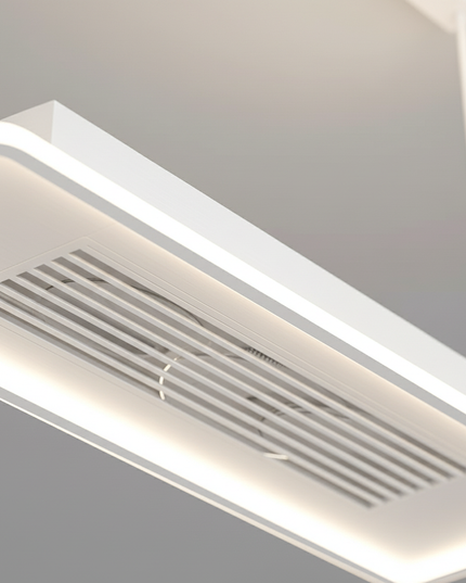 Lustre Ventilateur Sans Pales Rond Télécommande - Vue 2